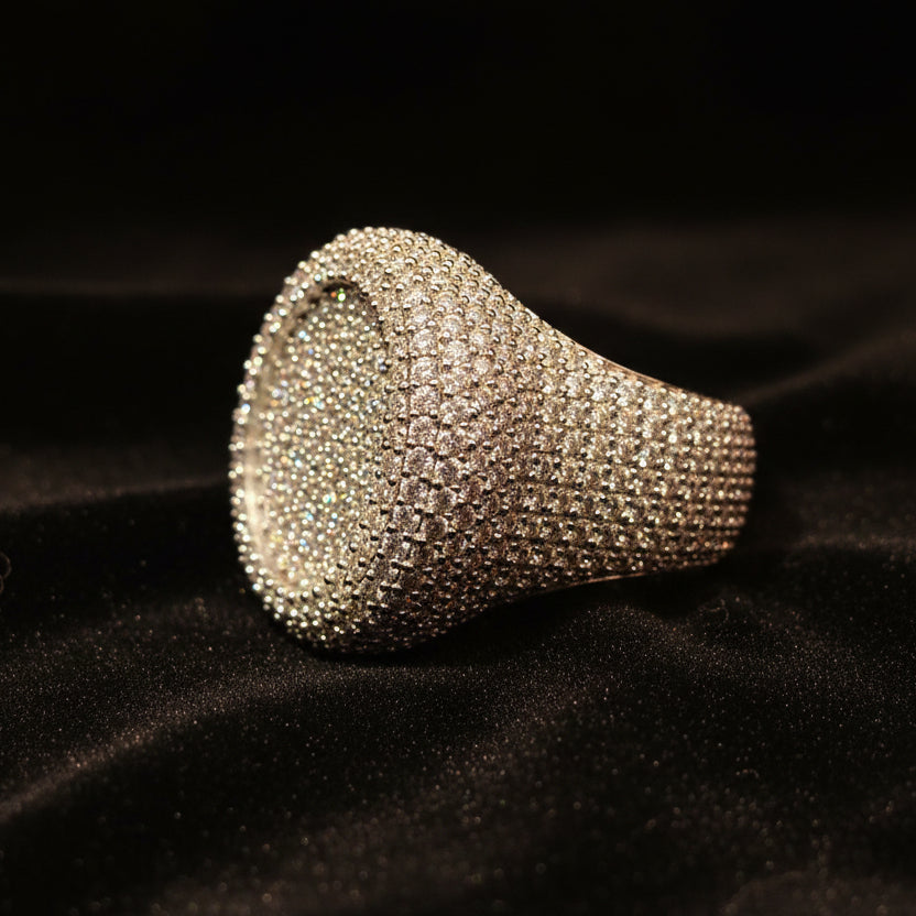 Moissanite 8.22 ctw Dome Ring