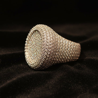 Moissanite 8.22 ctw Dome Ring