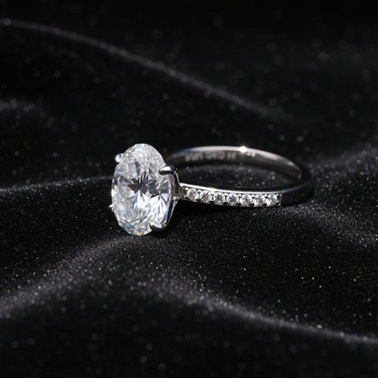 Moissanite 5.00 ctw Oval Ring