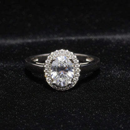 Moissanite 1.50 ctw Circle Shape Ring