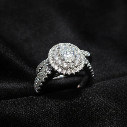 Moissanite 1.81 ctw Circle Ring