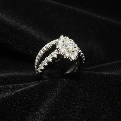 Moissanite 1.06 ctw Marquise Cut Ring