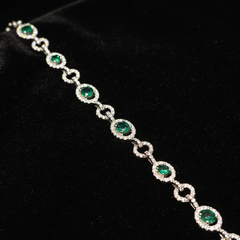 Moissanite 1.54 ctw Oval Shaped Bracelet