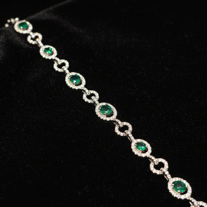 Moissanite 1.54 ctw Oval Shaped Bracelet