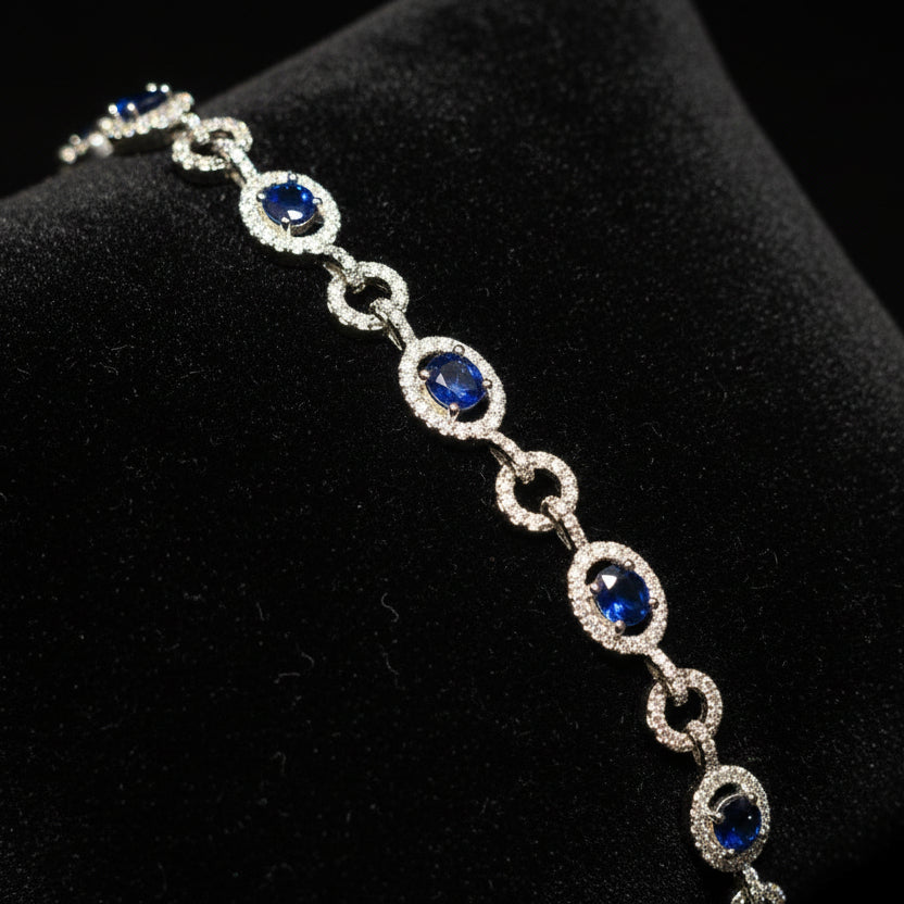 Moissanite 1.54 ctw Oval Shaped Bracelet