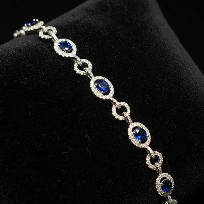 Moissanite 1.54 ctw Oval Shaped Bracelet