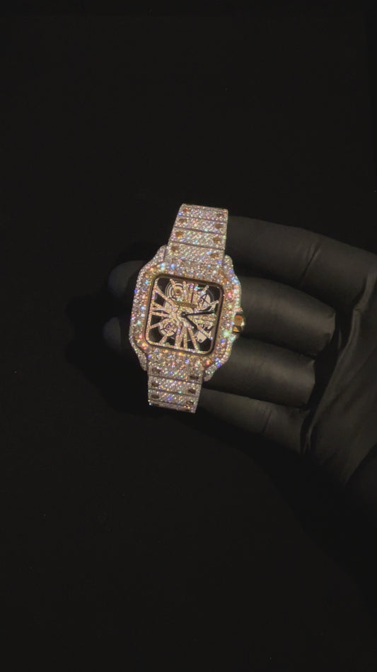 Iced Out VVS Custom Moissanite 41MM Watch
