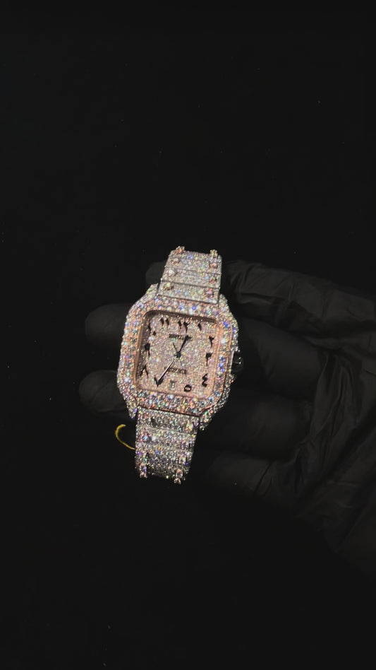 Iced Out VVS Custom Moissanite 41MM Watch