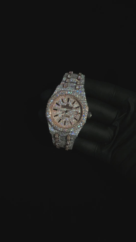 Iced Out VVS Custom Moissanite 41MM Watch