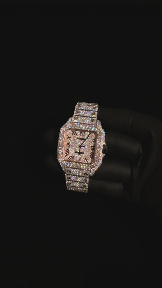 Iced Out VVS Custom Moissanite 41MM Watch