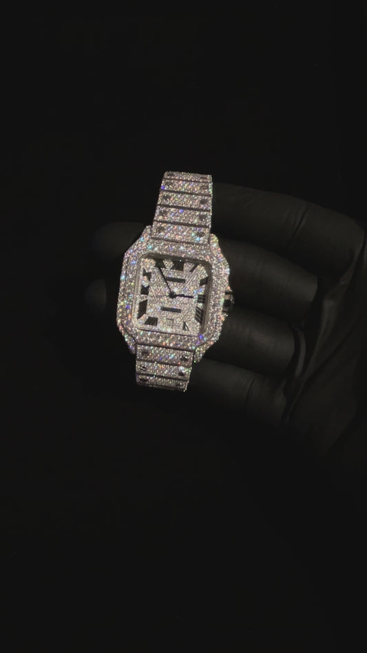 Iced Out VVS Custom Moissanite 41MM Watch